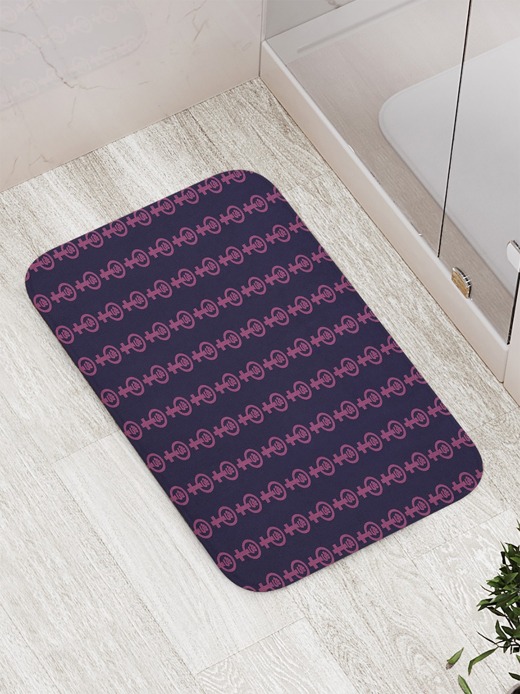 

bath_67415 Коврик противоскользящий для ванной, сауны, бассейна, 77х52 см