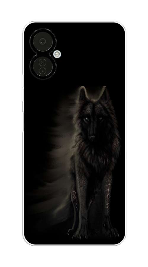 

Чехол на Tecno Camon 19 Neo "Туманный волк", Черный, 302350-1