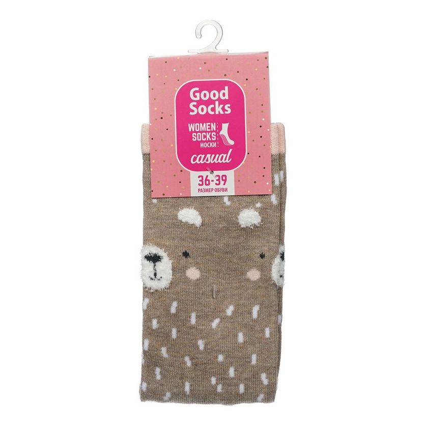 

Носки женские Good Socks коричневые 36-39, Коричневый
