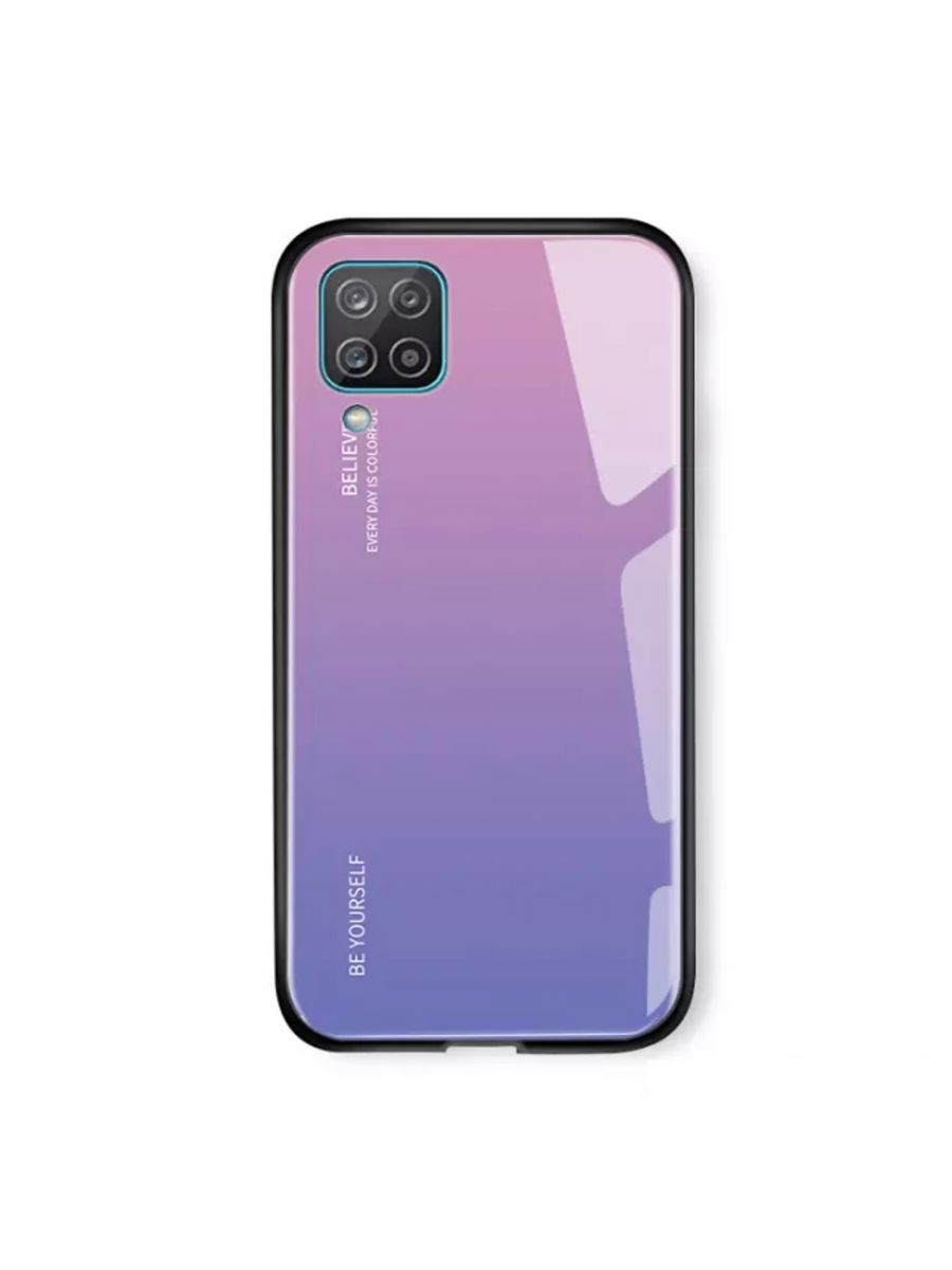 

Brodef Gradation стеклянный чехол для Samsung Galaxy A12 Розовый