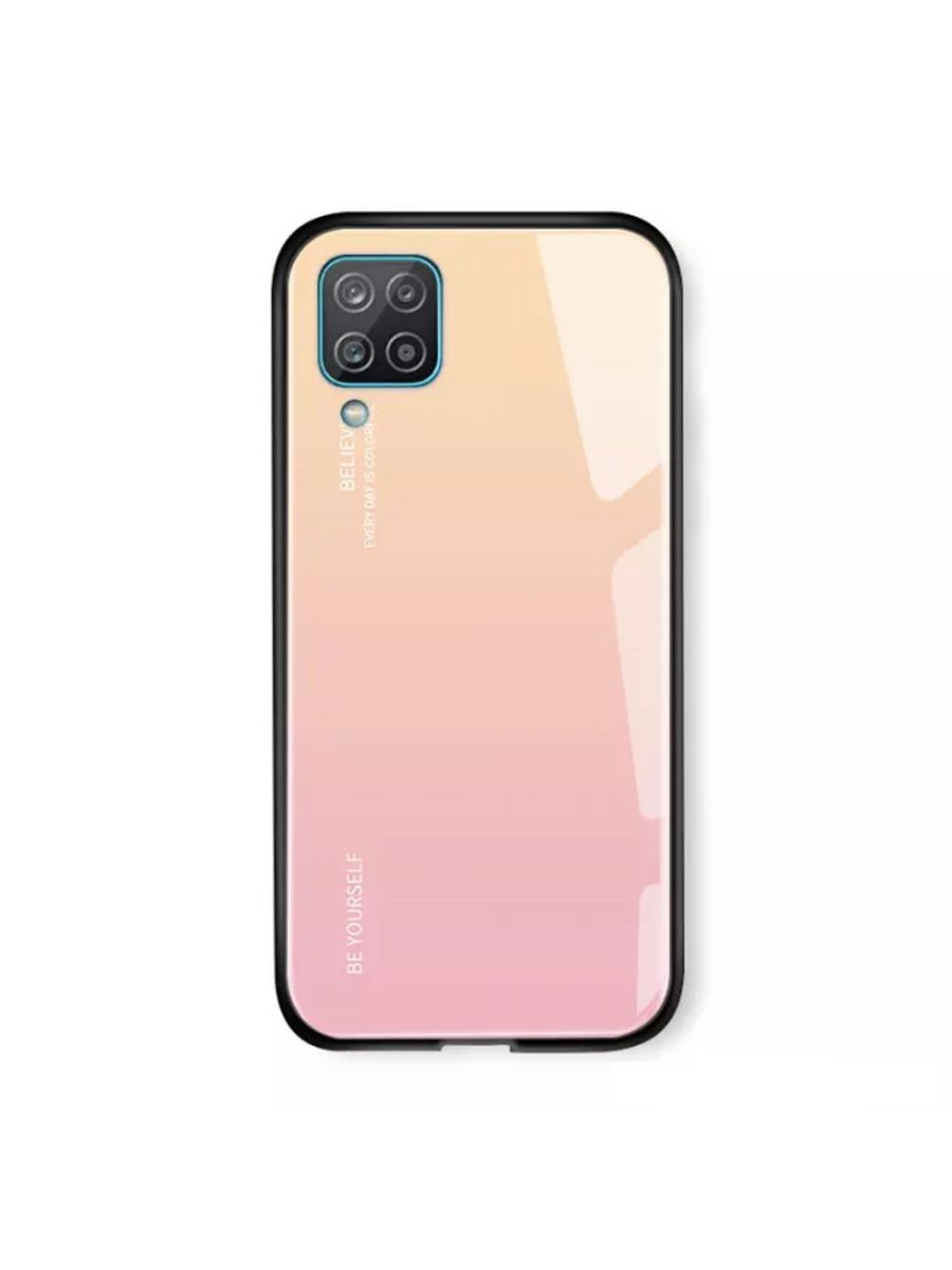 

Brodef Gradation стеклянный чехол для Samsung Galaxy A12 Желтый