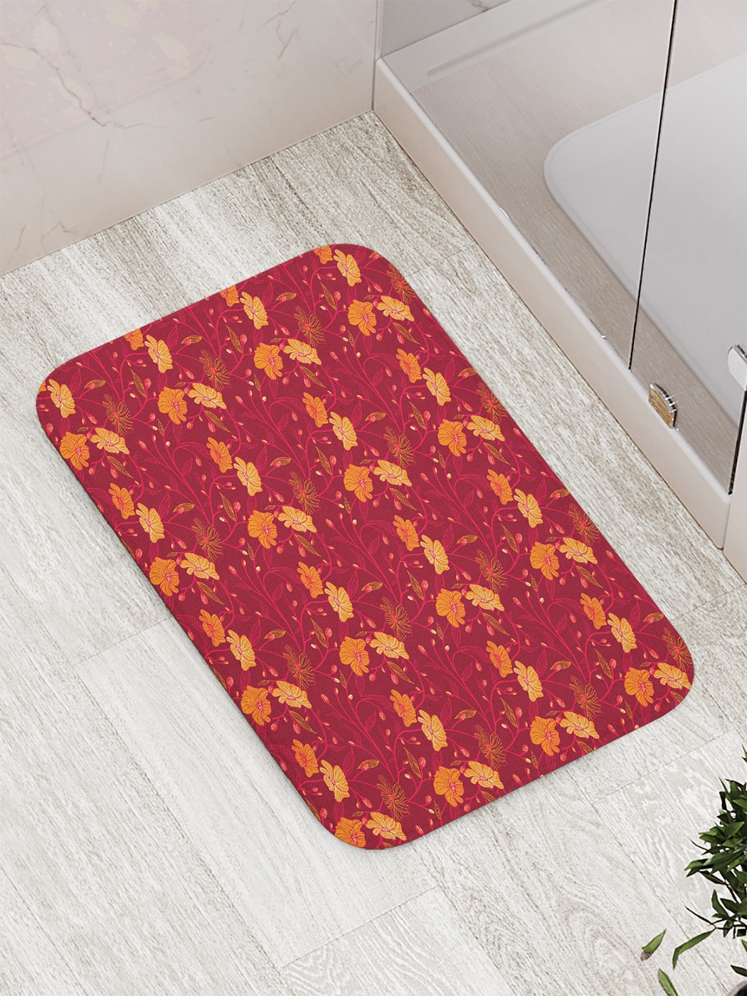 

bath_67324 Коврик противоскользящий для ванной, сауны, бассейна, 77х52 см