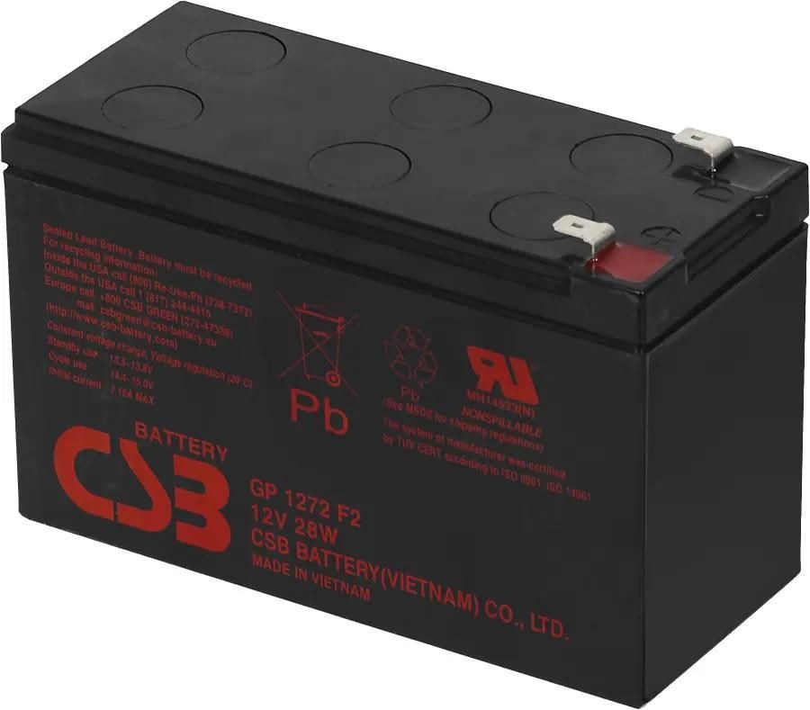 Аккумуляторная батарея для ИБП CSB GP1272F2 12В,  7.2Ач