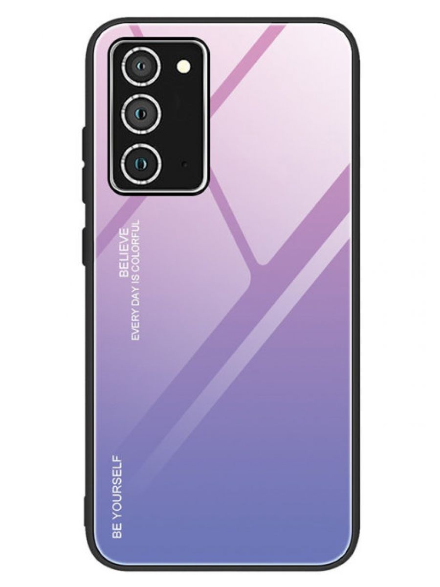 

Brodef Gradation стеклянный чехол для Samsung Galaxy A72 Розовый