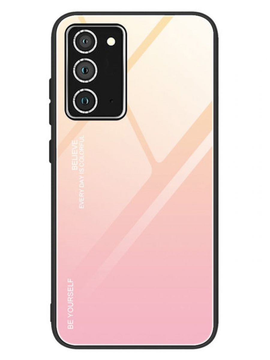 

Brodef Gradation стеклянный чехол для Samsung Galaxy A72 Желтый