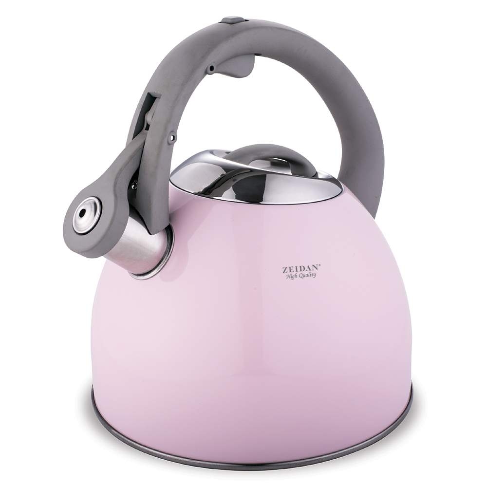

Чайник Zeidan Z-4267 Lily обьем 3,0л нерж.индук.дно покрытие Soft-touch, Розовый, Z-4267