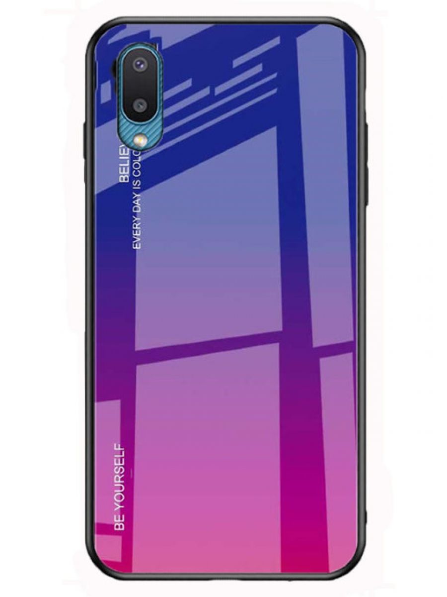 

Brodef Gradation стеклянный чехол для Samsung Galaxy A02 Фиолетовый