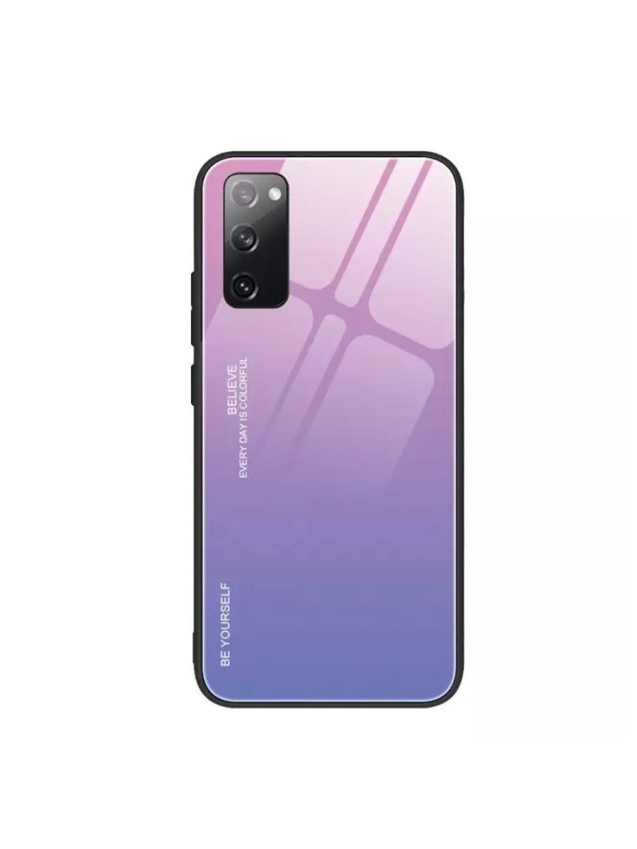 

Brodef Gradation стеклянный чехол для Poco M3 Розовый