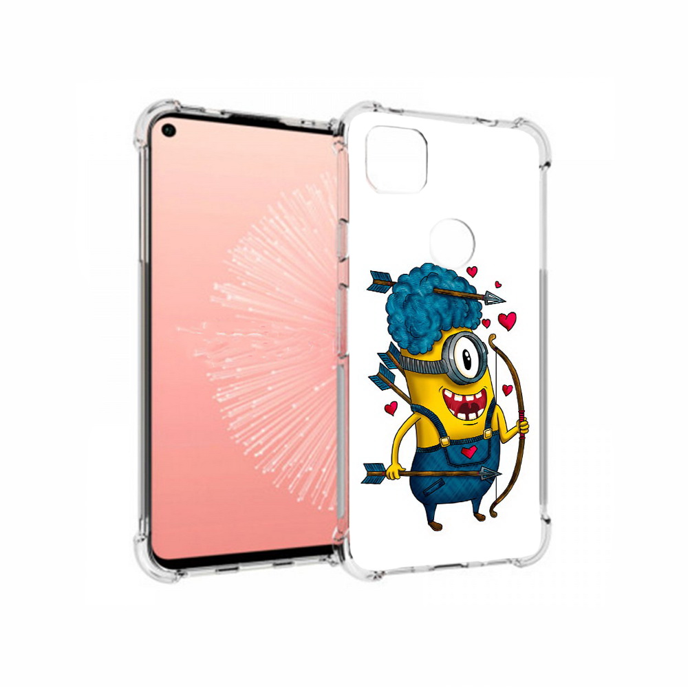 

Чехол MyPads Tocco для Google Pixel 4A Миньон купидон, Прозрачный, Tocco