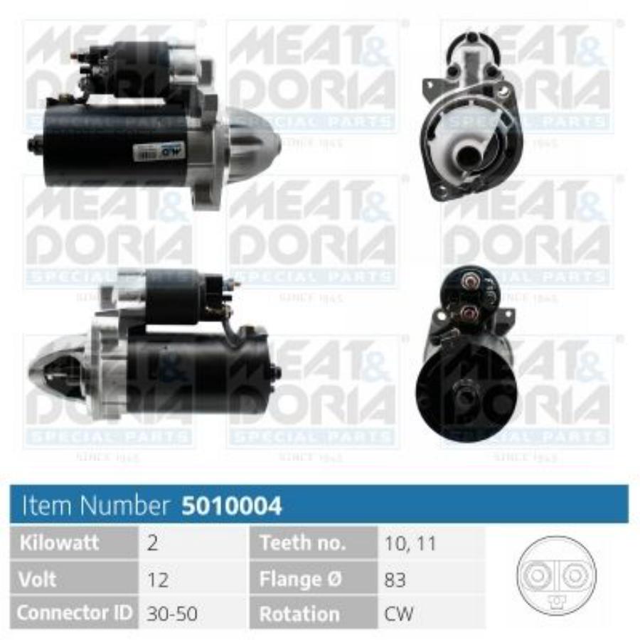 

Стартер 12V 2KW Mercedes C (W202) Sprinter (B901) 200D