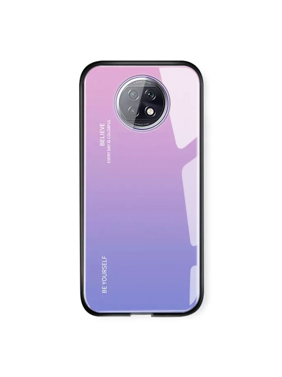 

Brodef Gradation стеклянный чехол для Xiaomi Redmi Note 9T Розовый