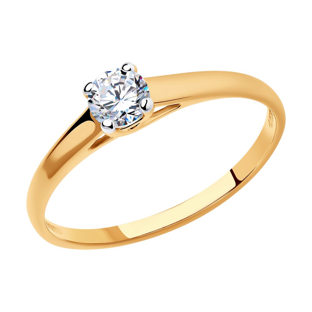 

Кольцо из серебра р. 17 SOKOLOV 93011084, фианит, 93011084