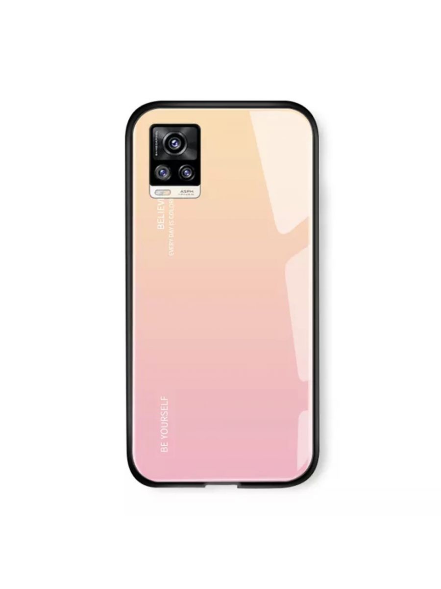 

Brodef Gradation стеклянный чехол для vivo V20 Желтый