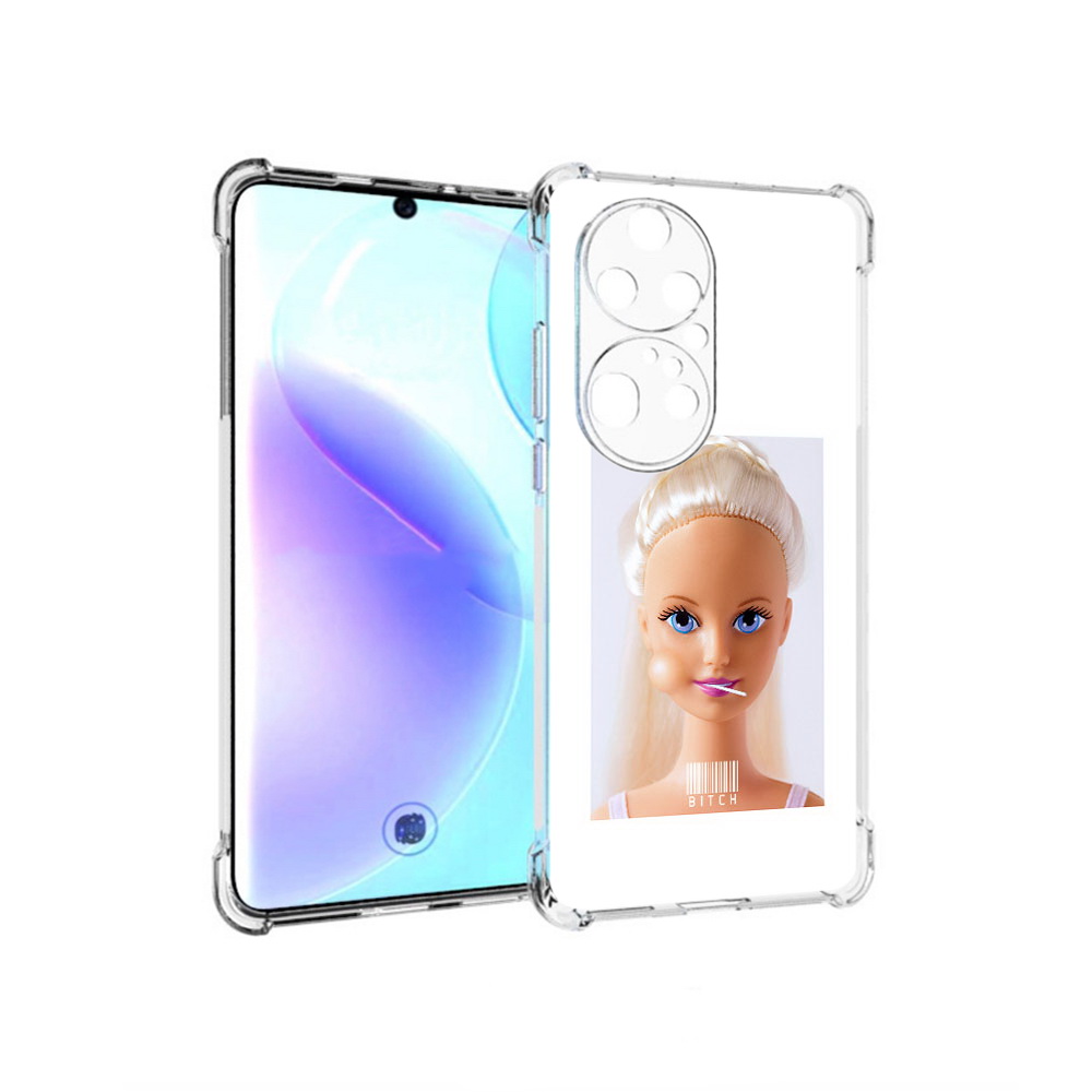 

Чехол MyPads Tocco для Huawei P50 Pro барби, Прозрачный, Tocco