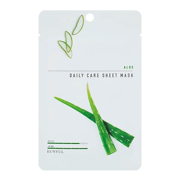 

Тканевая маска для лица Eunyul Aloe daily care sheet mask с экстрактом алое, 22 г