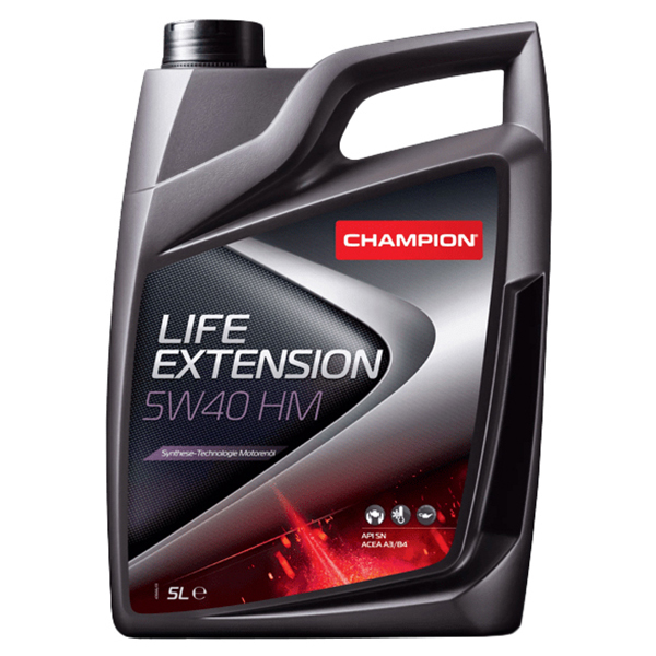 Моторное масло Champion синтетическое Life Extension 5w40 Hm 5л