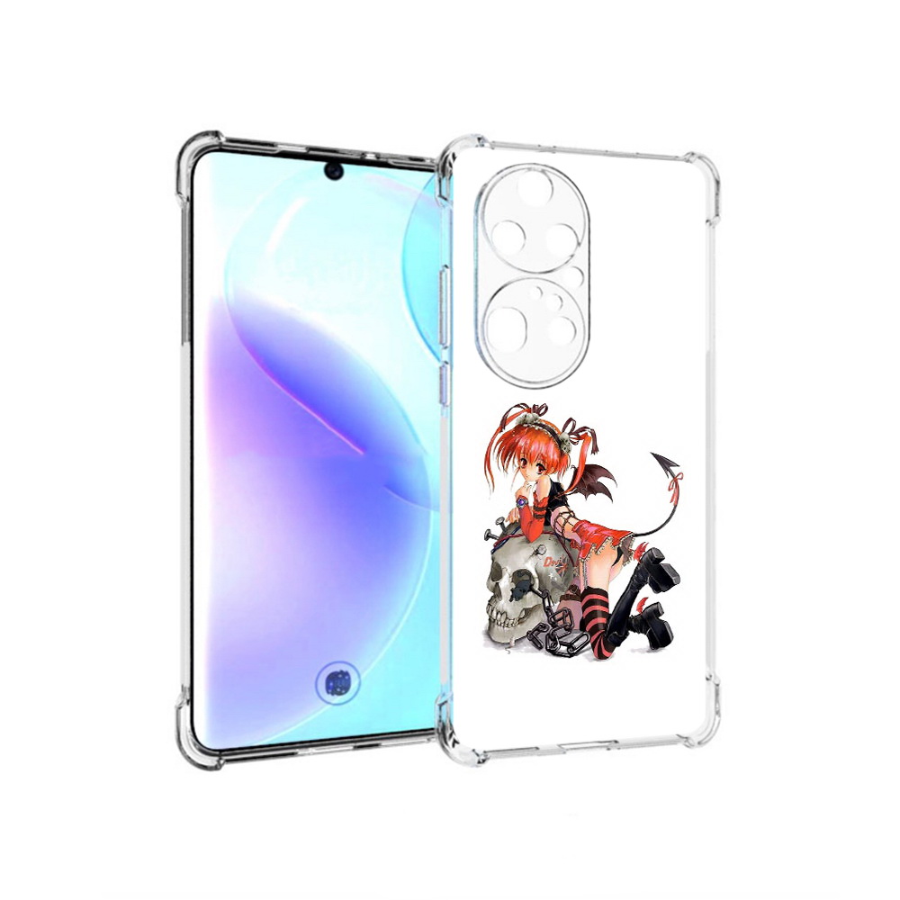 

Чехол MyPads Tocco для Huawei P50 Pro аниме, Прозрачный, Tocco