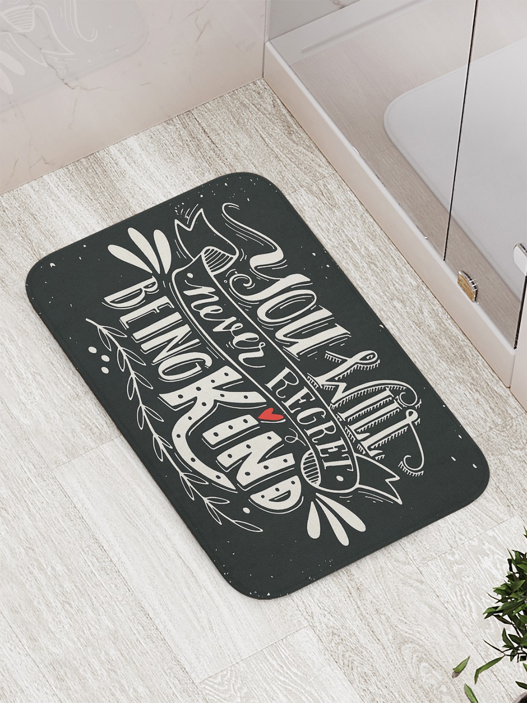 

bath_67143 Коврик противоскользящий для ванной, сауны, бассейна, 77х52 см