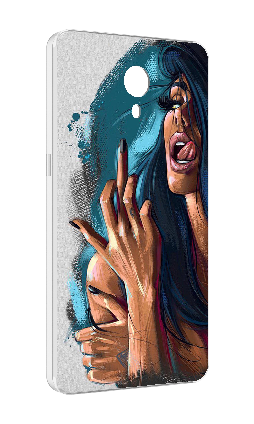 

Чехол MyPads Девушка-нарисованная-дерзкая женский для Meizu M3 Note, Прозрачный, Tocco