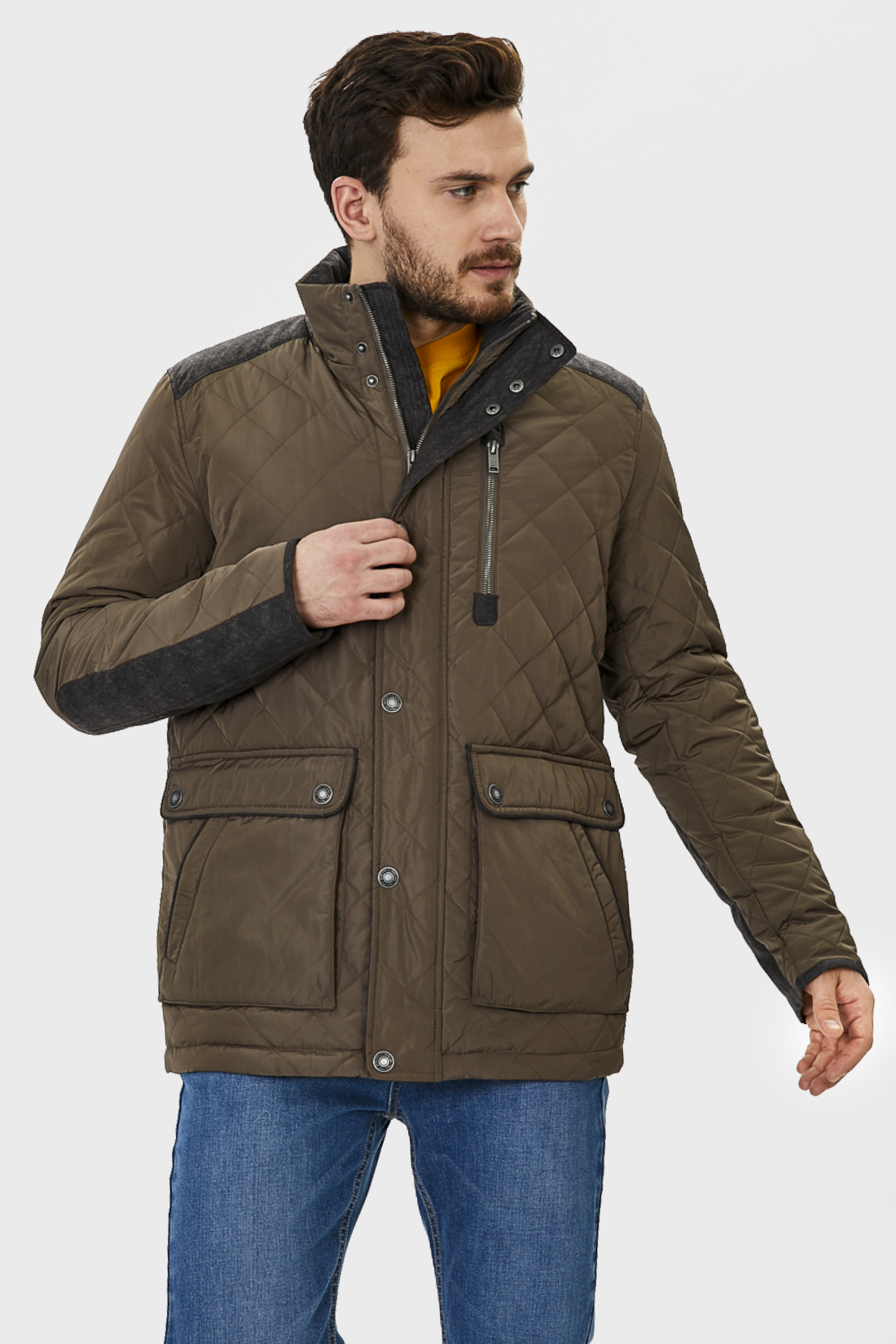 

Куртка мужская Baon B531025 коричневая 3XL, B531025