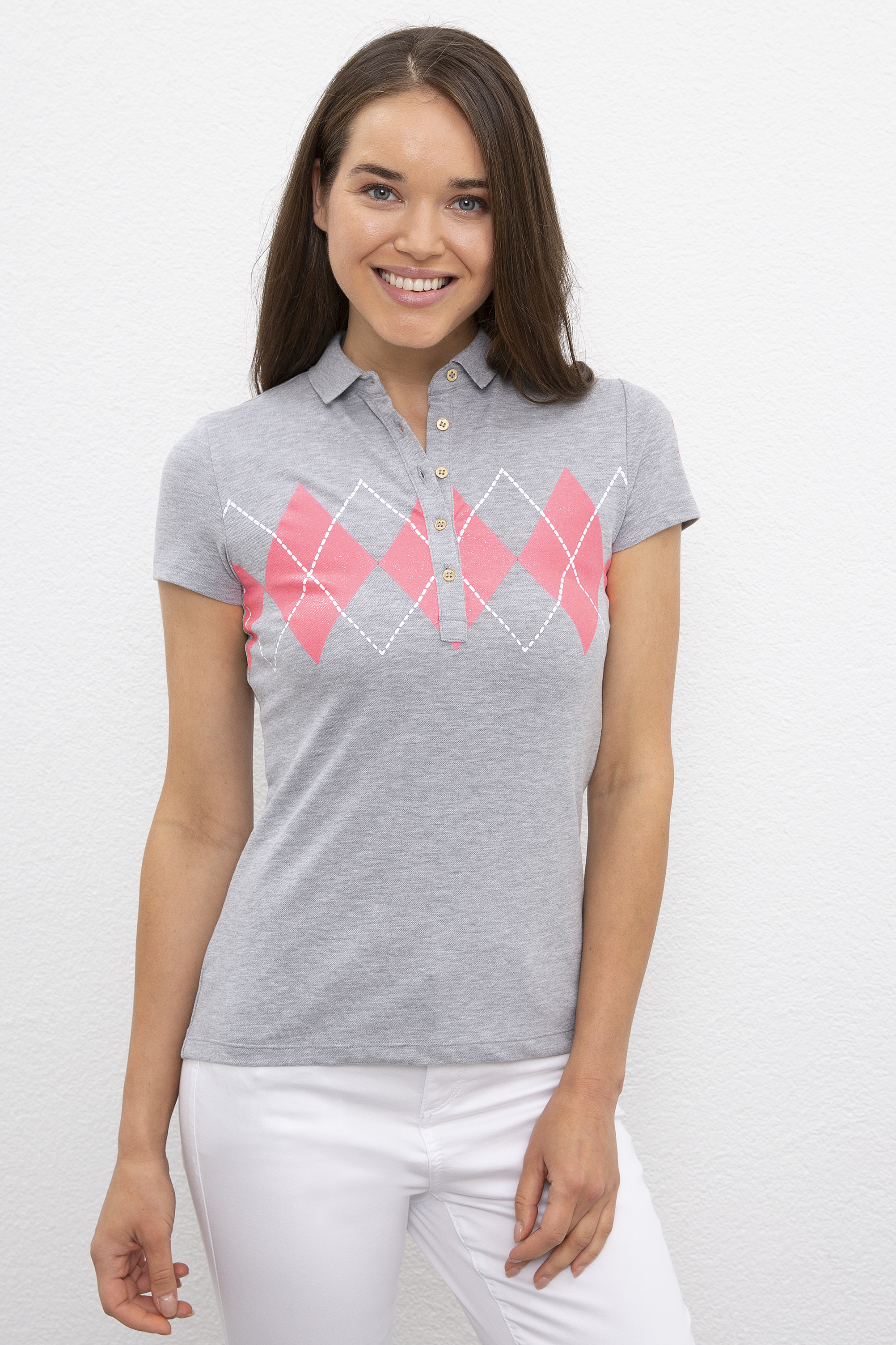 

Футболка женская U.S. POLO Assn. G082SZ0110OLZAK серая M, G082SZ0110OLZAK