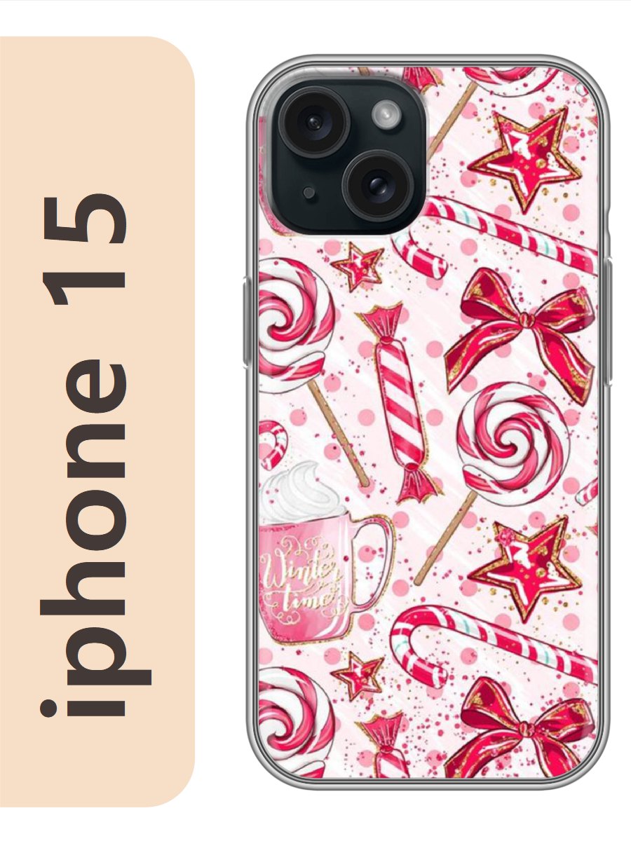 

Чехол на Apple Iphone 15 зимний фон 420, Iph15newy