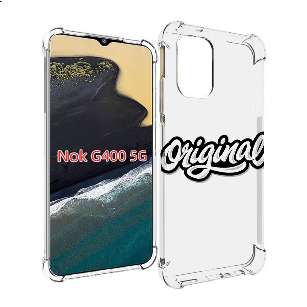 

Чехол MyPads оригинал-надпись для Nokia G400 5G, Прозрачный, Tocco