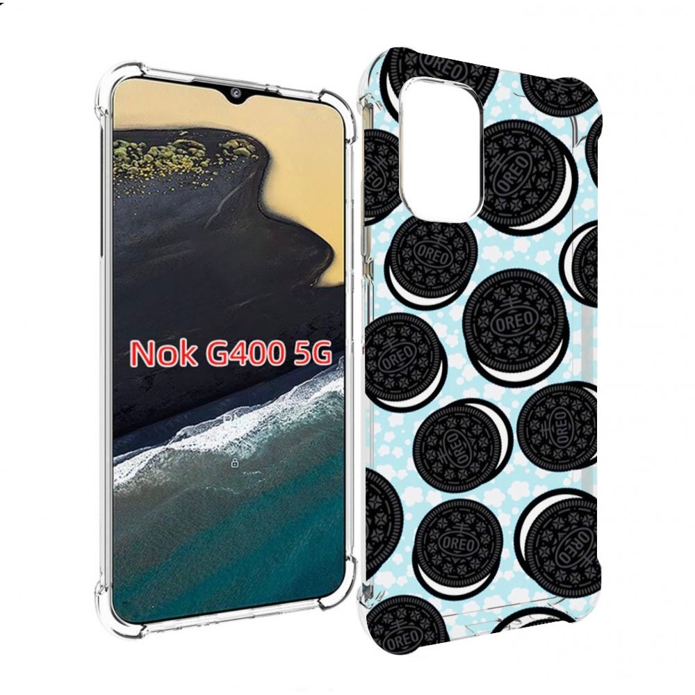 

Чехол MyPads орео печеньки для Nokia G400 5G, Прозрачный, Tocco