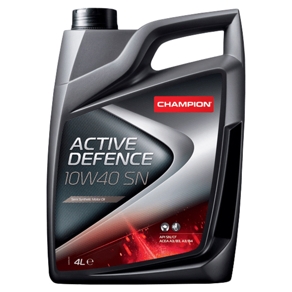 фото Моторное масло полусинтетическое 4л - active defence 10w40 sn champion oil 8210952