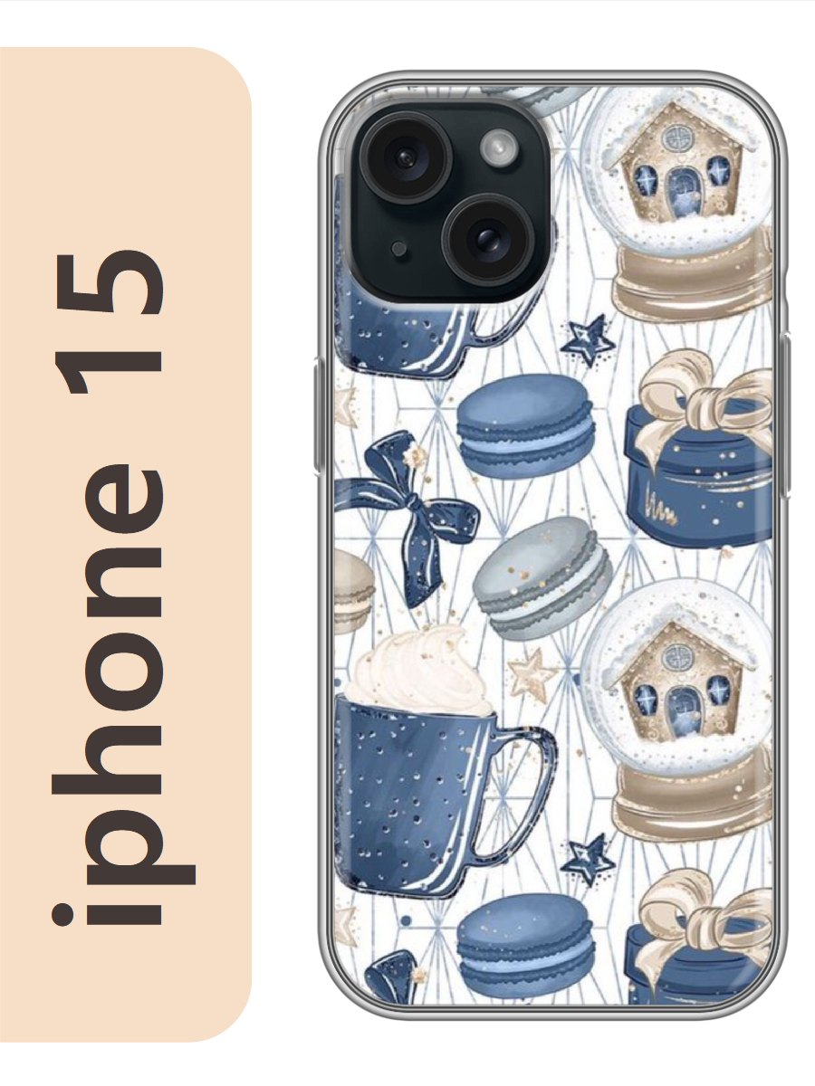 

Чехол на Apple Iphone 15 зимний фон 387, Iph15newy