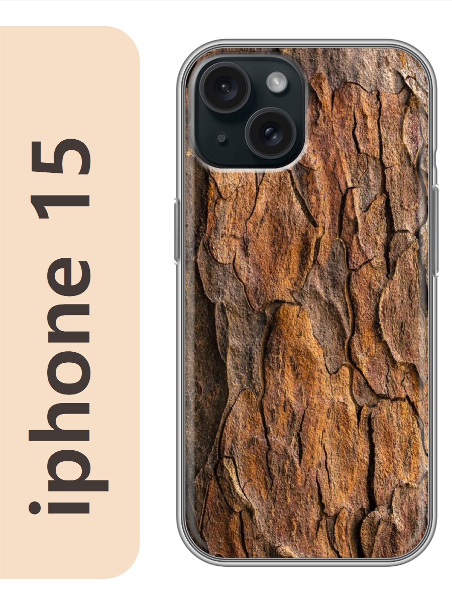 

Чехол на Apple Iphone 15 дерево 378, Прозрачный, Iph15rzne