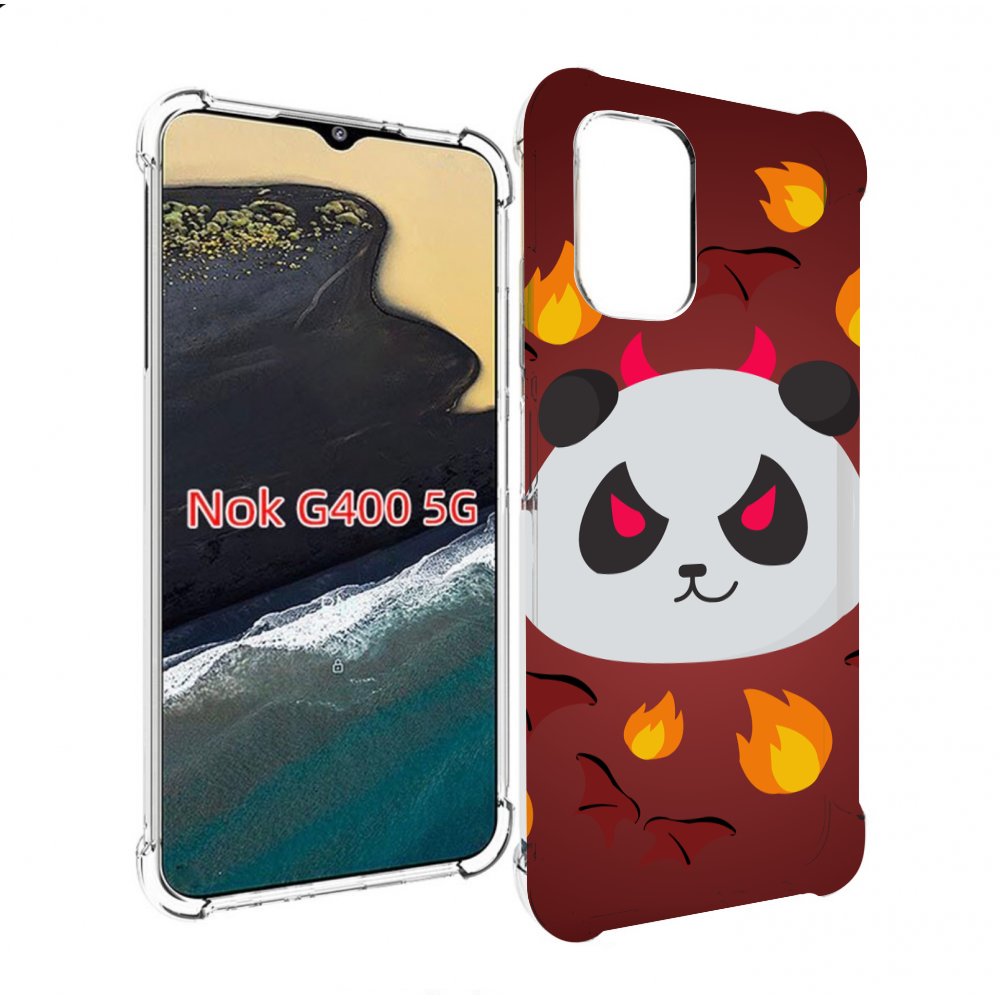 

Чехол MyPads огненная-панда для Nokia G400 5G, Прозрачный, Tocco
