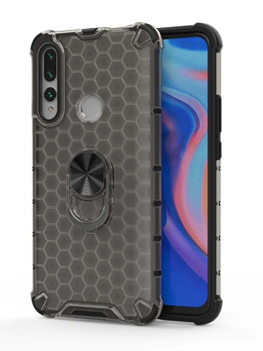 

Brodef Combee Противоударный чехол для Huawei P30 Lite/Honor 20s с кольцом Черный