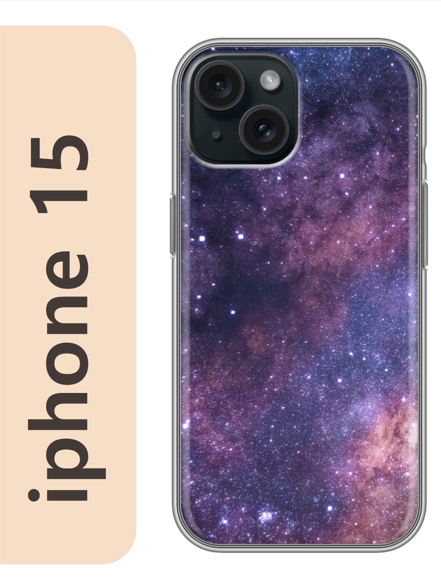 

Чехол на Apple Iphone 15 космос звезды 365, Прозрачный, Iph15rzne