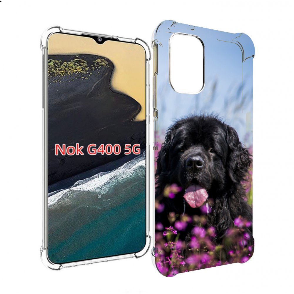 

Чехол MyPads ньюфаундлед для Nokia G400 5G, Прозрачный, Tocco