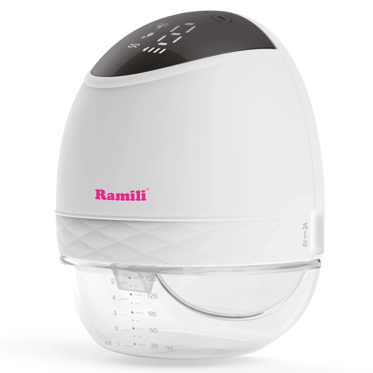 

Электрический молокоотсос Ramili SE500 Двухфазный 2-в-1 под бюстгальтер, SE500