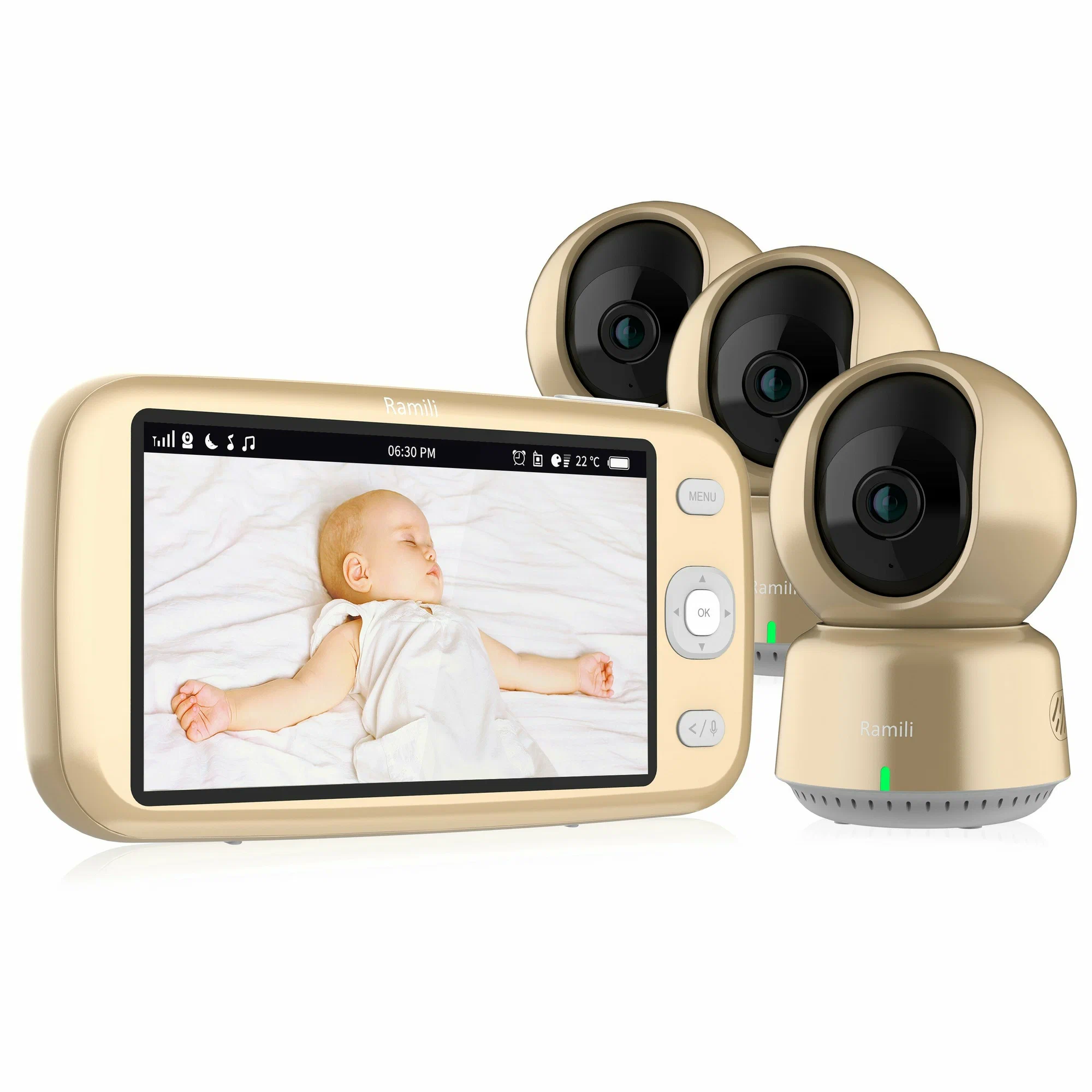 

Видеоняня Ramili Baby RV1600X3 (3 камеры в комплекте), RV1600X3