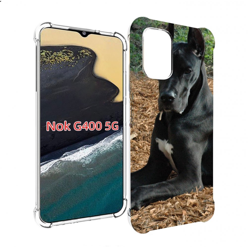 

Чехол MyPads немецкии дог для Nokia G400 5G, Прозрачный, Tocco