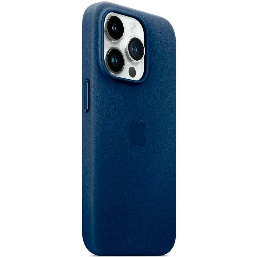 

Чехол защитный кожаный c MagSafe для iPhone 13 Pro max Темно-синий, Iphone 13 PRO MAX