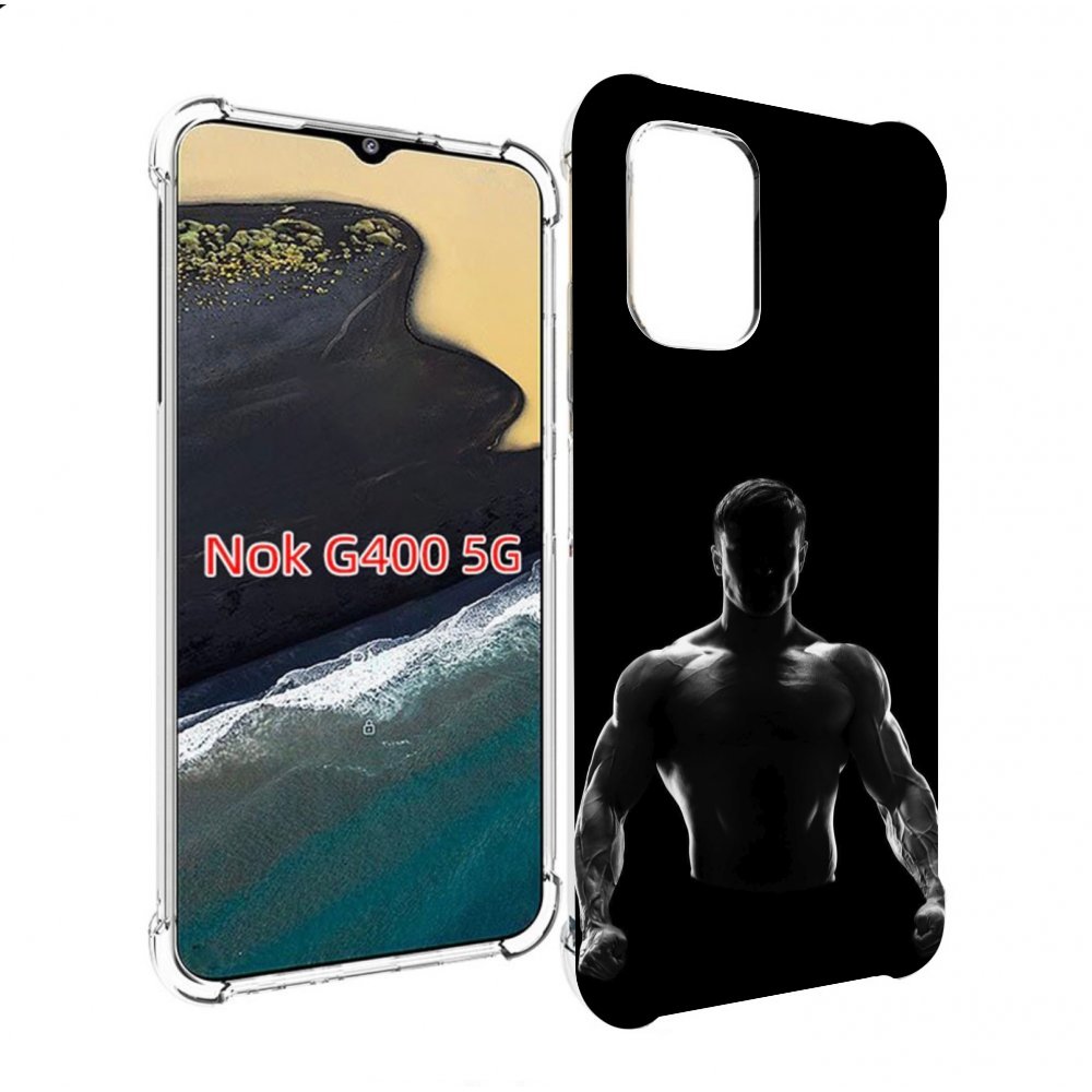 

Чехол MyPads накаченный мужчина в тени мужской для Nokia G400 5G, Прозрачный, Tocco