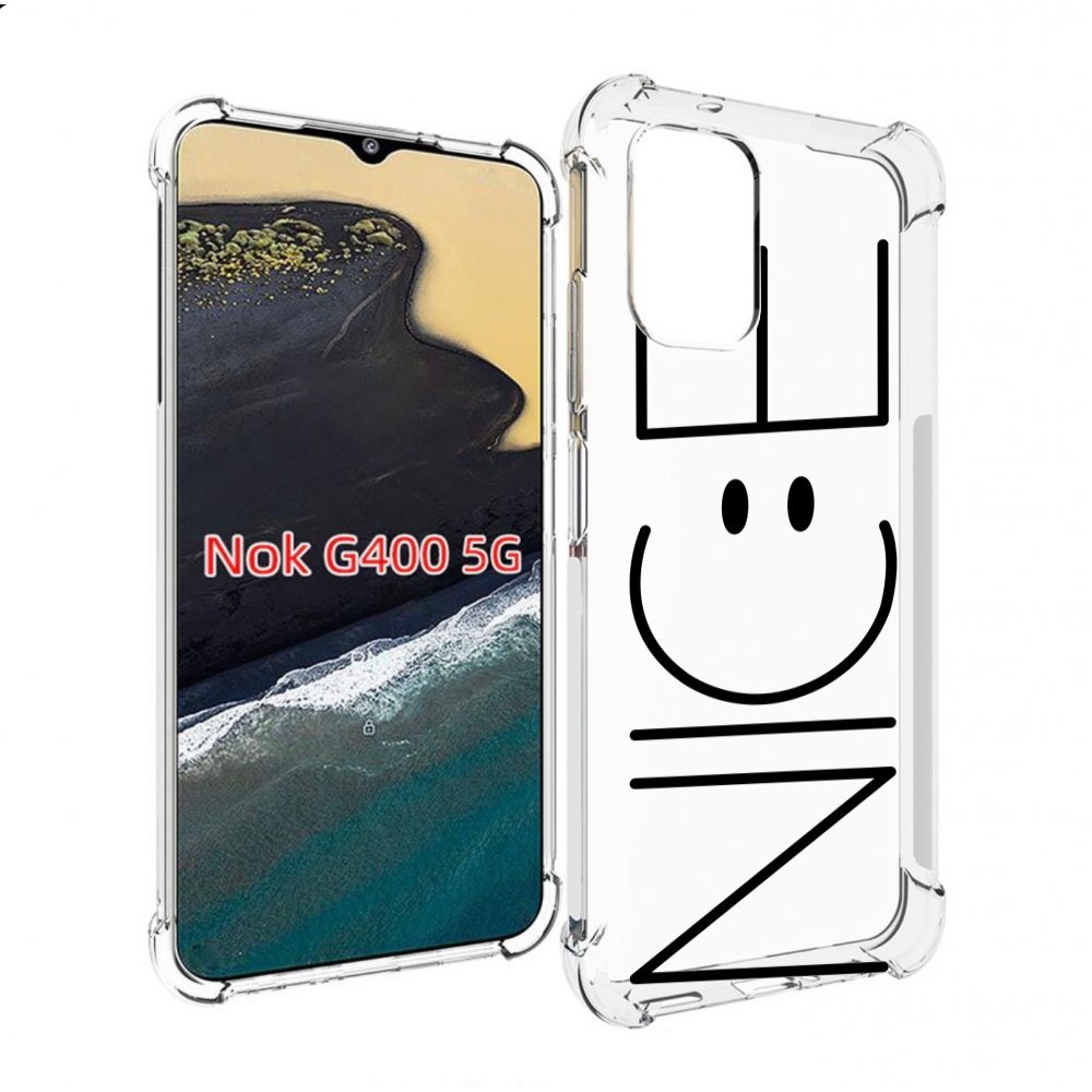 

Чехол MyPads найс-надпись для Nokia G400 5G, Прозрачный, Tocco