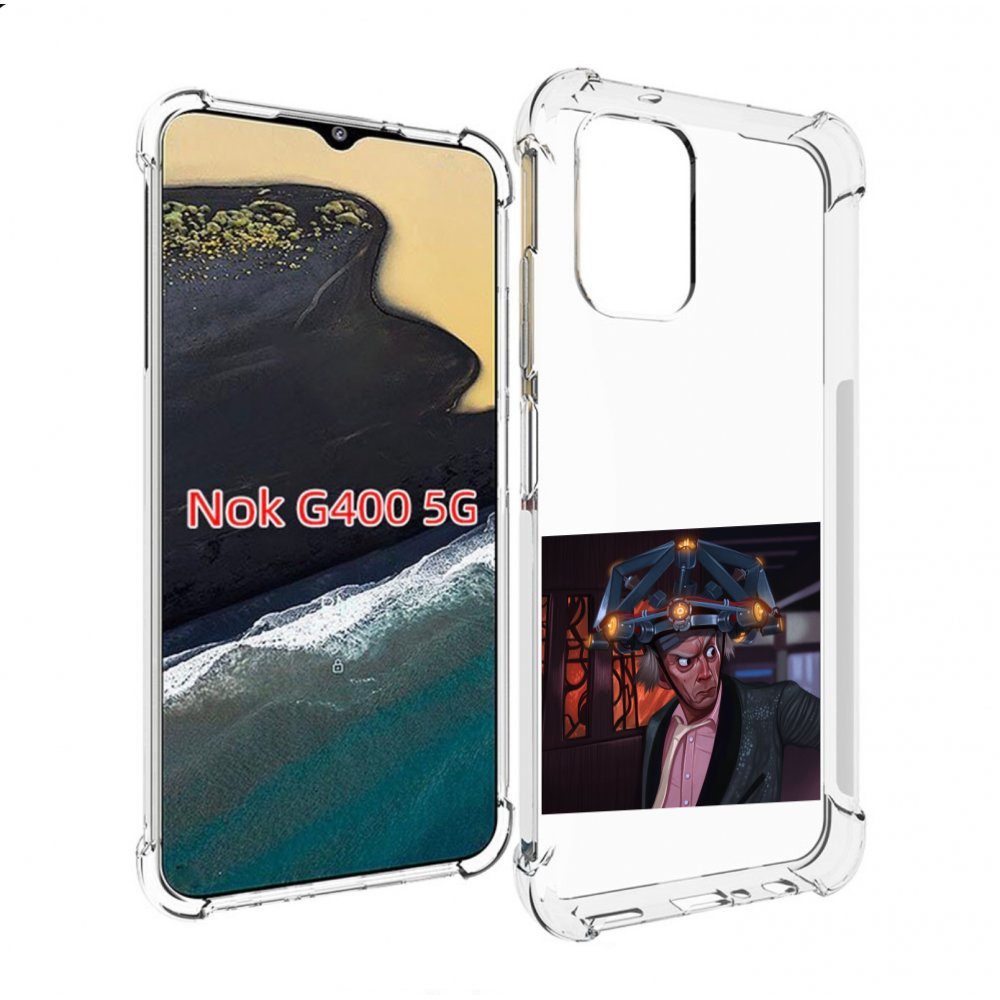 

Чехол MyPads назад-в-будущее для Nokia G400 5G, Прозрачный, Tocco