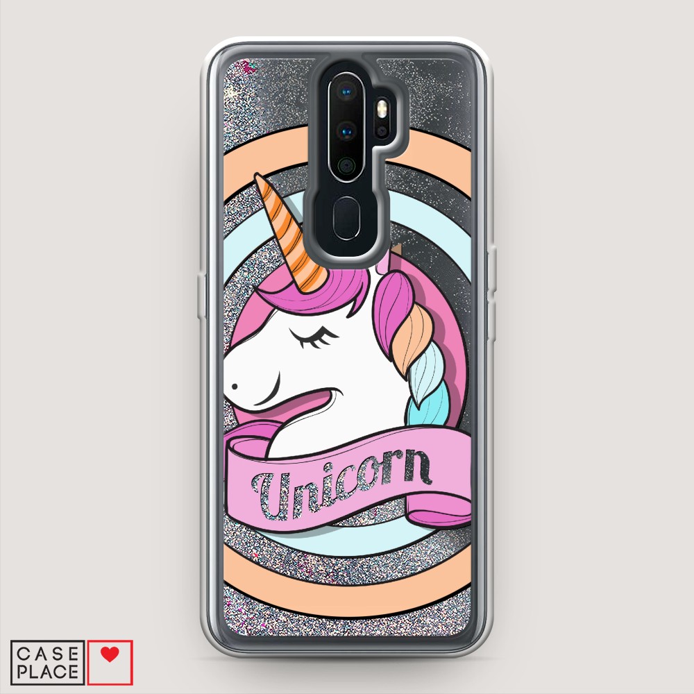 

Чехол Awog на Oppo A9 (2020) "Unicorn зефирный", Разноцветный, 251991-1