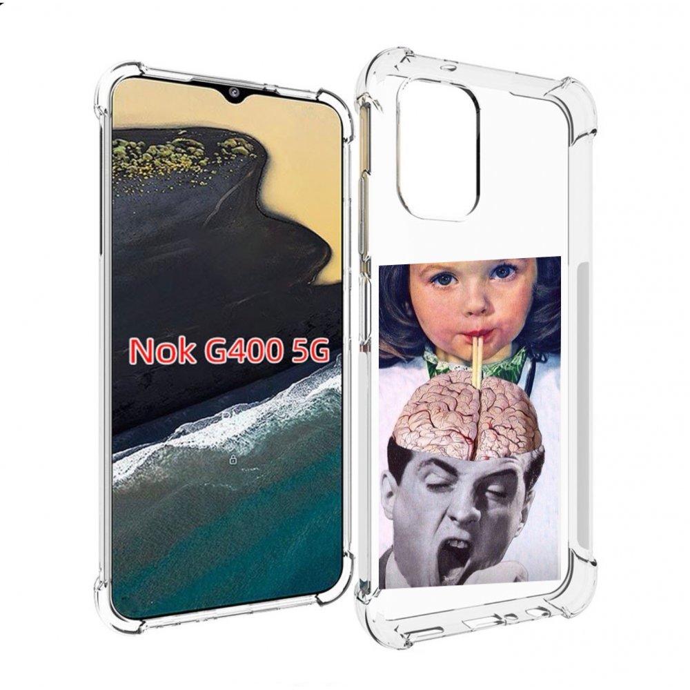 

Чехол MyPads на-здоровье для Nokia G400 5G, Прозрачный, Tocco