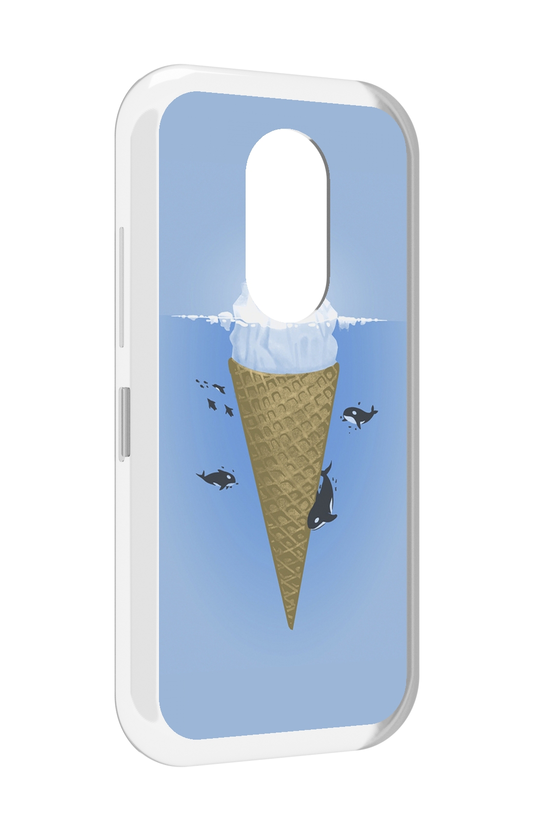 

Чехол MyPads мороженное-у-косаток для Doogee S61 / S61 Pro, Прозрачный, Tocco