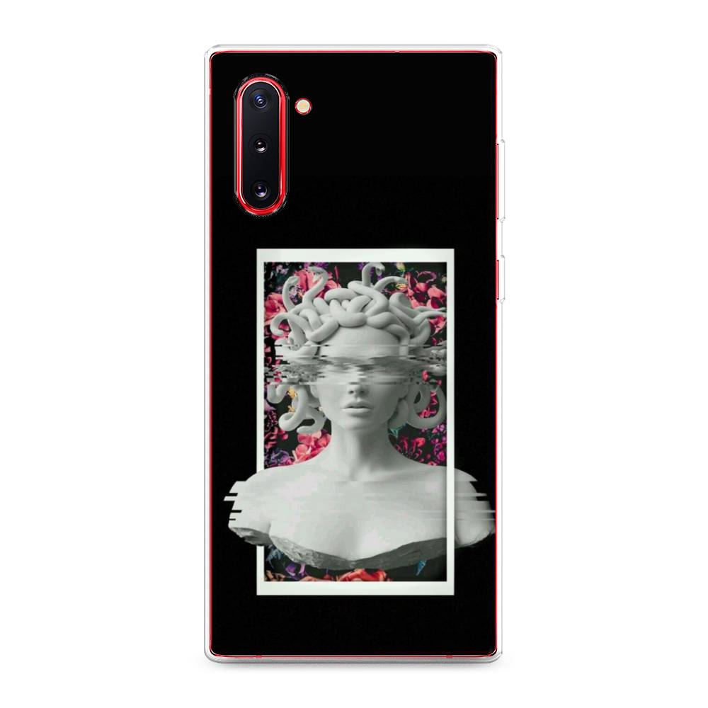 

Чехол на Samsung Galaxy Note 10 "Web Punk Медуза Горгона", Черный;серый, 28650-6