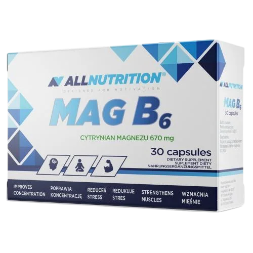 фото Витаминно-минеральный комплекс allnutrition mag b6 30 капсул