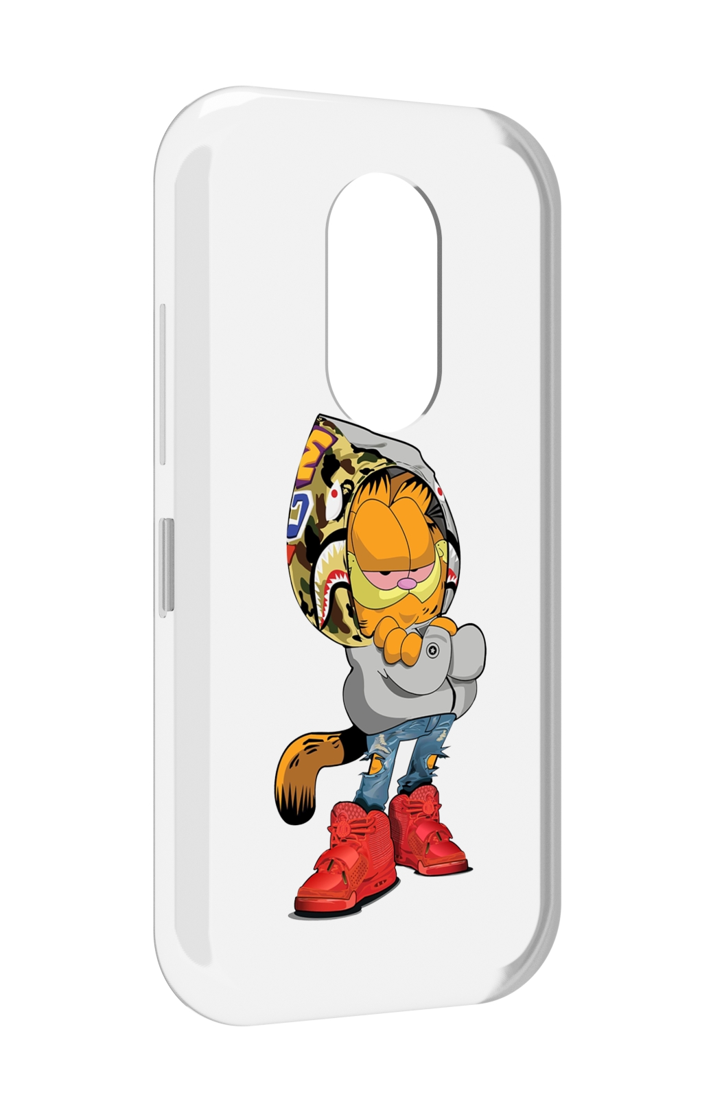 

Чехол MyPads модный-котяра детский для Doogee S61 / S61 Pro, Прозрачный, Tocco