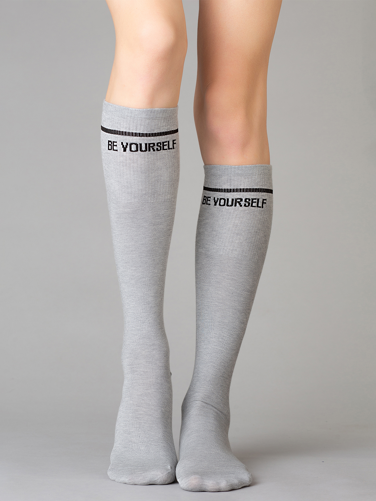

Гольфы женские Giulia WG1 TEXT STRONG 002 серые 39-40, WG1 TEXT STRONG 002