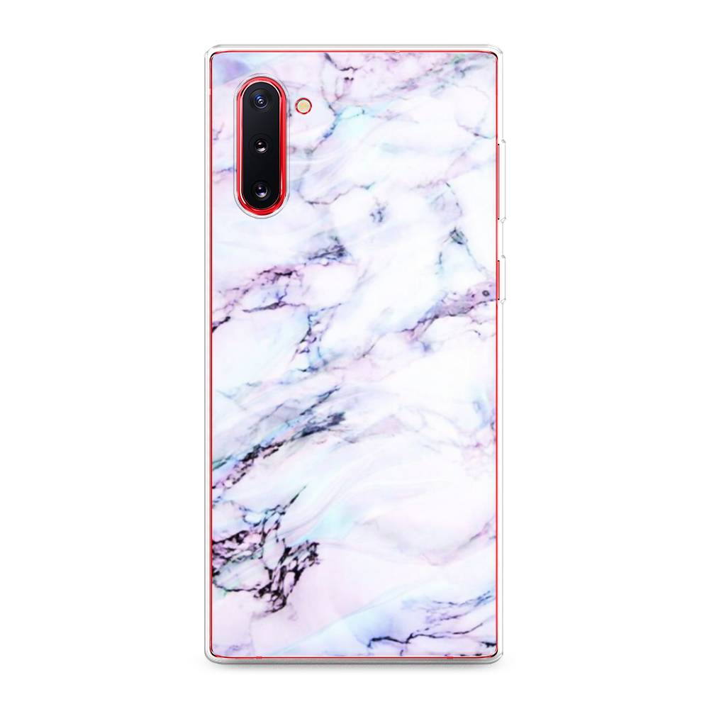 

Чехол на Samsung Galaxy Note 10 "Радужный мрамор", Серый;фиолетовый, 28650-3
